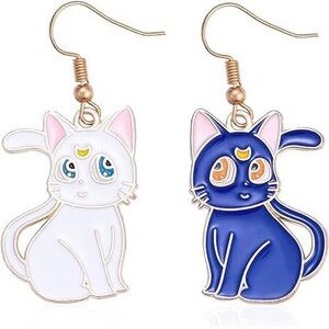 Sailor moon cat earrings